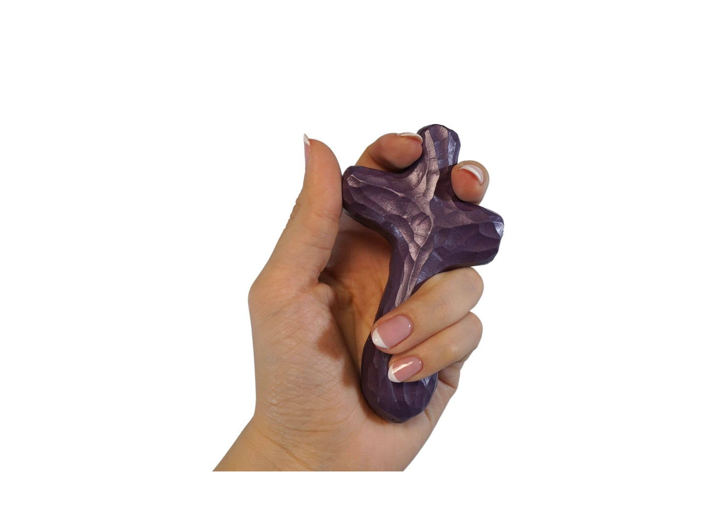 Journey Holding Cross Purple Spring