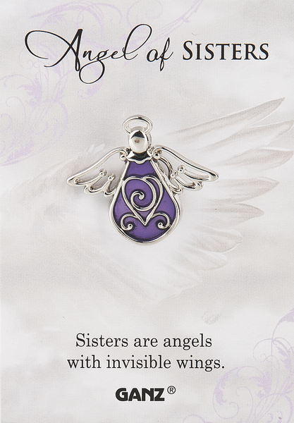 Angel of Sisters Pin