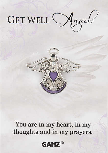 Get Well Angel Pin