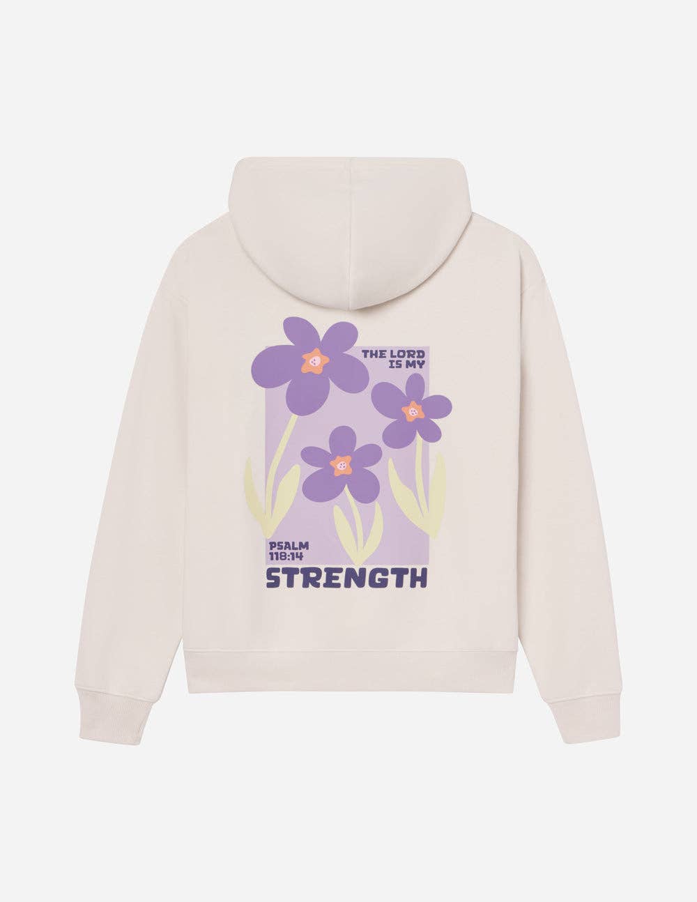 My Strength Floral Unisex Hoodie