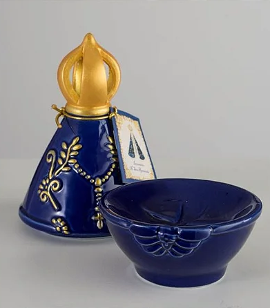Our Lady of Aparecida Mantle Resin Incense Burner — Cream, 6.3 in