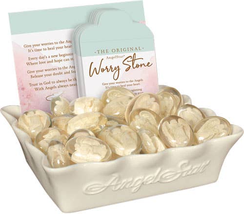Angel Worry Pocket Stone