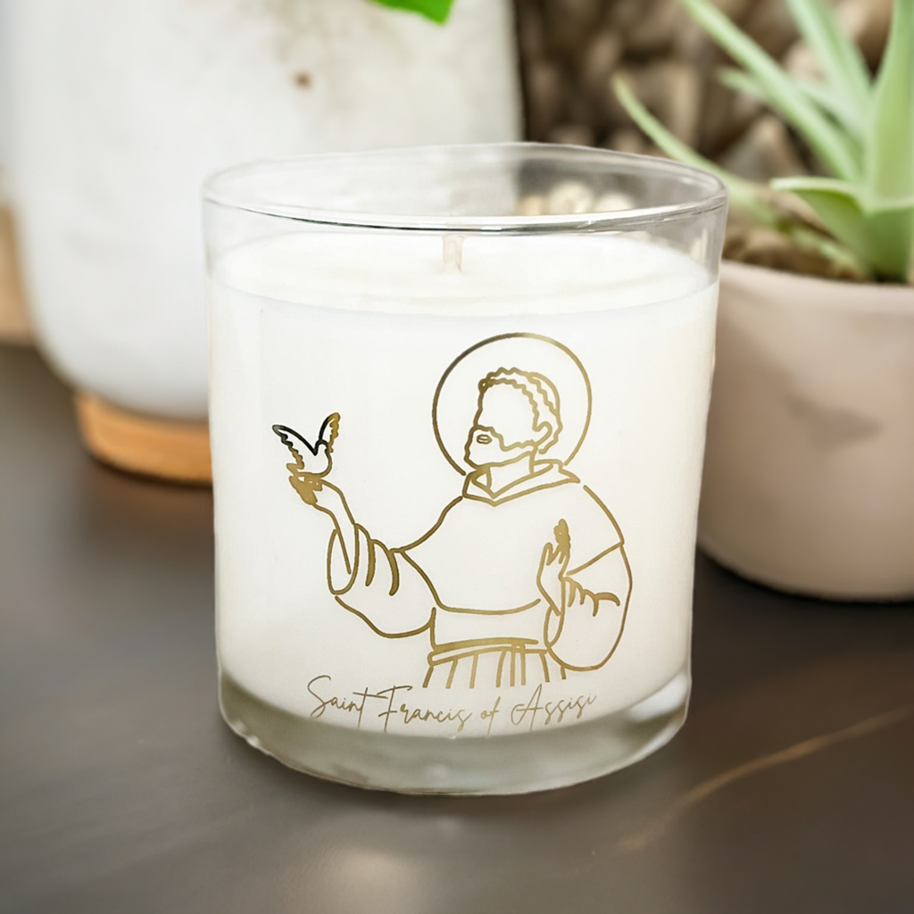 Saint Francis of Assisi Soy Candle