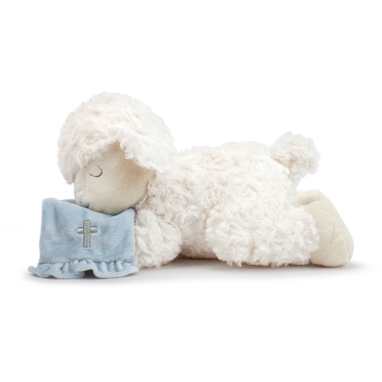 Blue Goodnight Prayer Mechanical Lamb