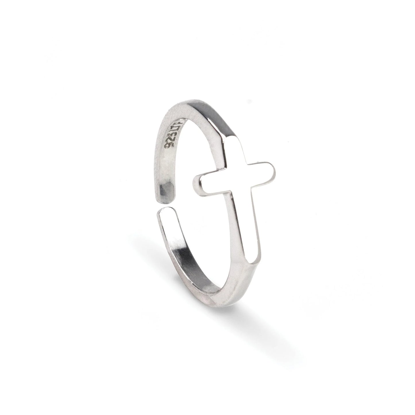 simple cross ring, size 6, adjustable