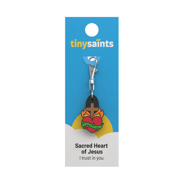 Tiny Saints Charm Sacred Heart of Jesus