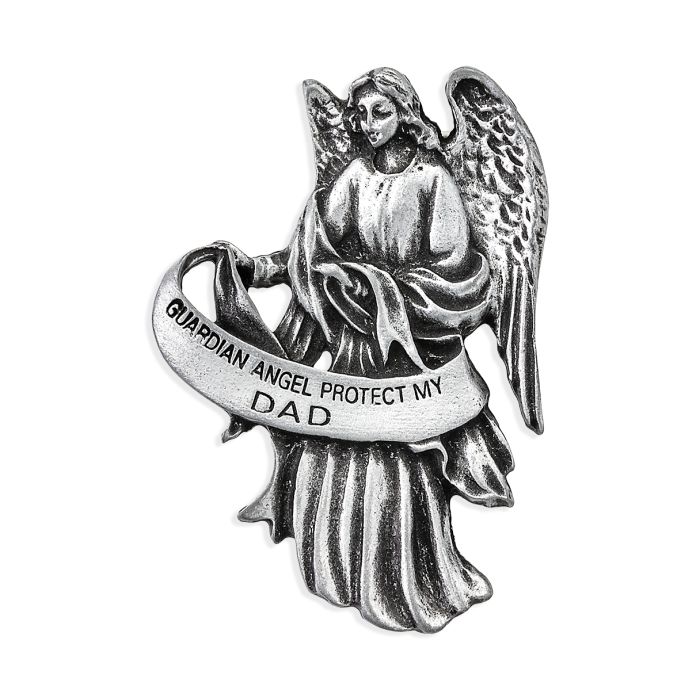 Guardian Angel Protect My Dad Auto Visor Clip