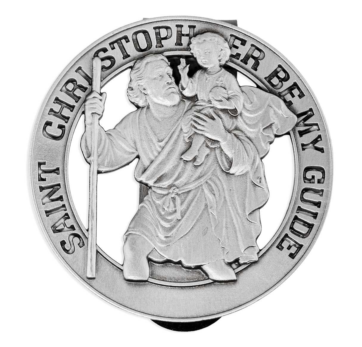 St. Christopher Visor Clip