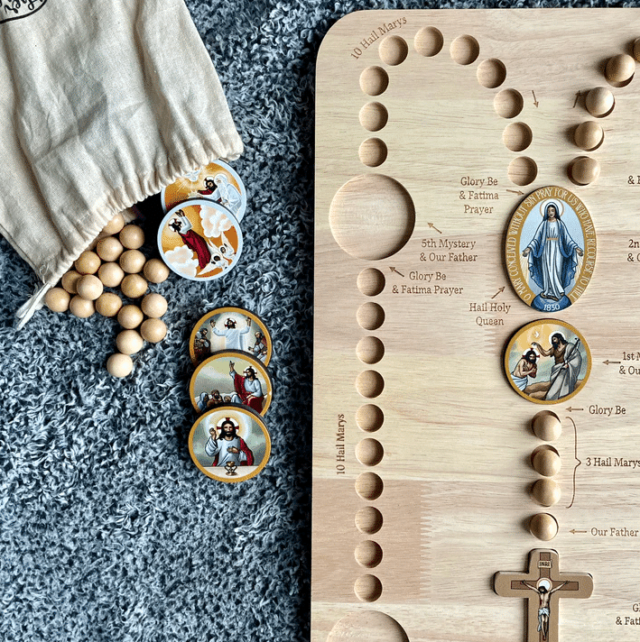 Wooden Rosary Board