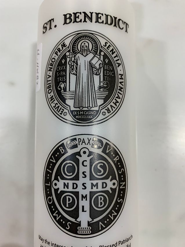 Holy Water Bottle St. Michael OR St. Benedict