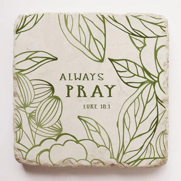Stone Art Psalm Luke 18:1