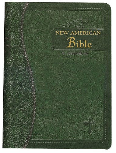 Personalized St. Joseph NEW CATHOLIC Green Bonded Leather