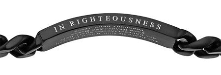 Black Neo Bracelet "Guarded"