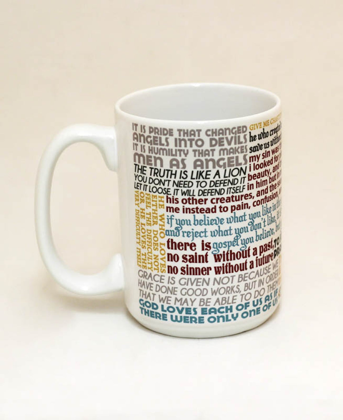 Saint Augustine Quote Mug