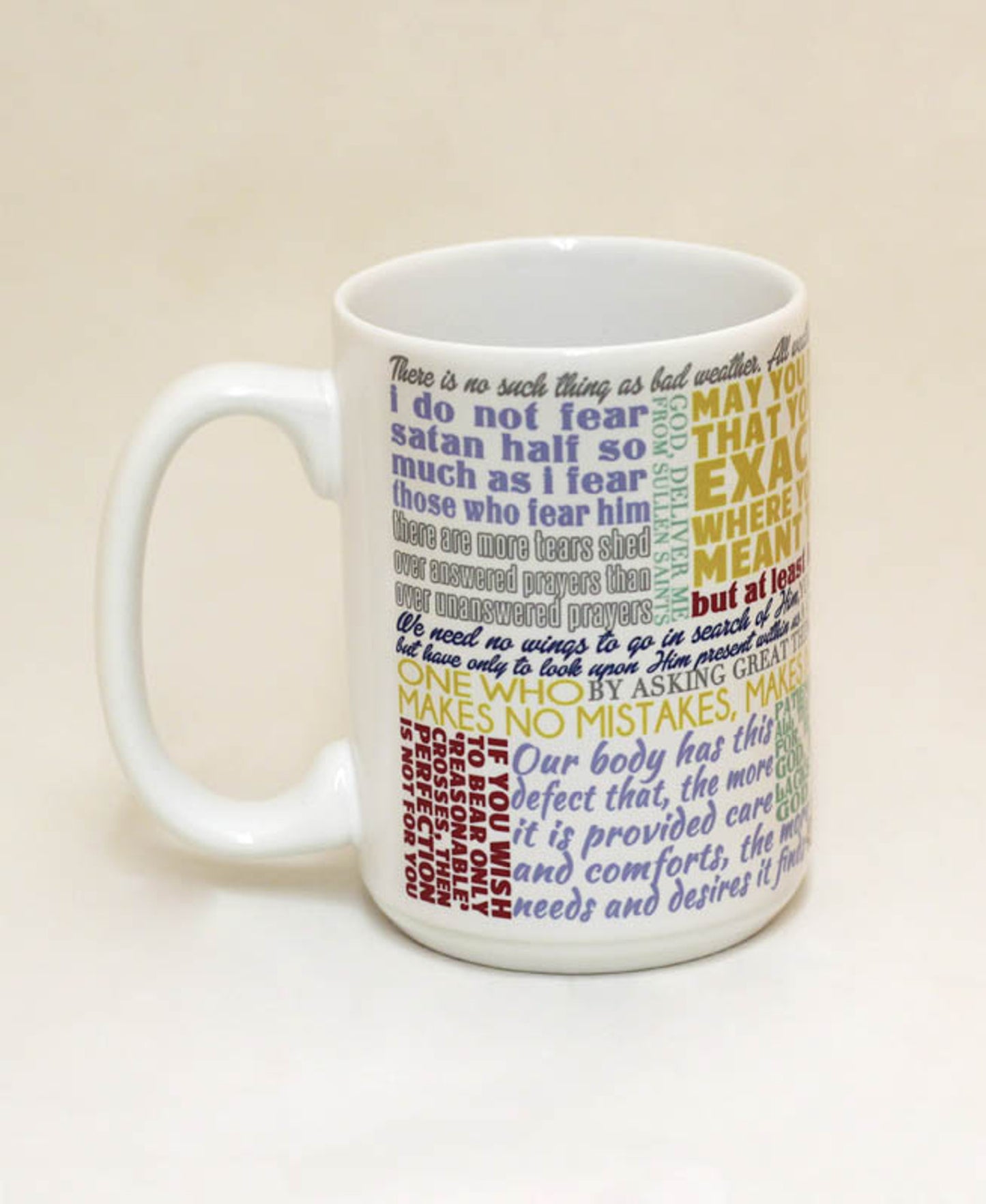 Saint Teresa of Avila Quote Mug