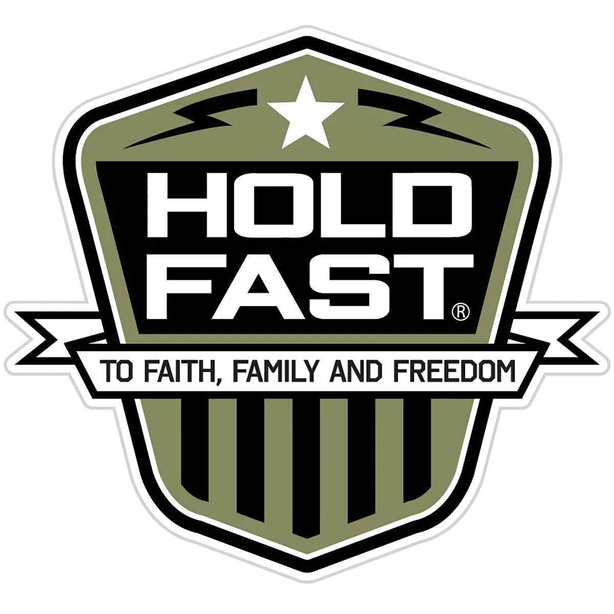Hold Fast Vinyl Sticker