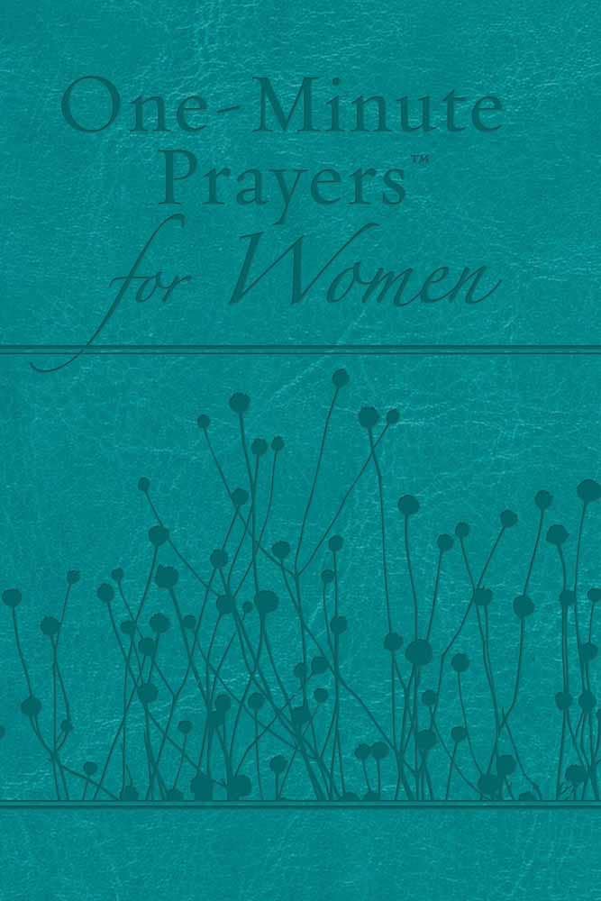 One Minute Prayers for Women Milano Softone - Teal, Book