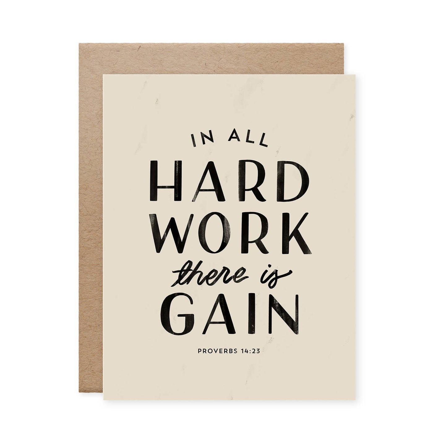 Hard Work Card