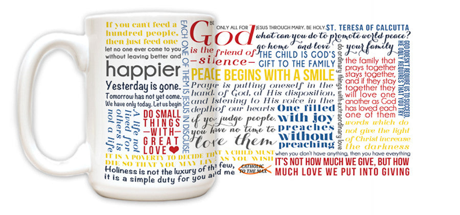 Saint Mother Teresa Quote Mug