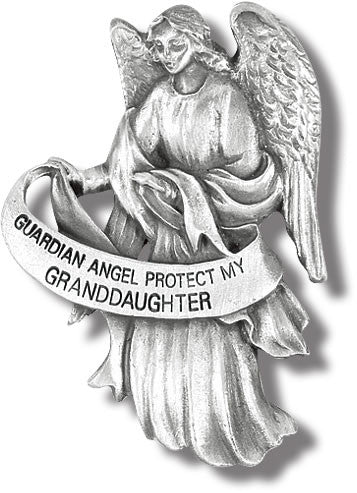 Guardian Angel Protect my Granddaughter Visor Clip
