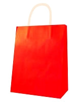 Medium Kraft Gift Bag Red