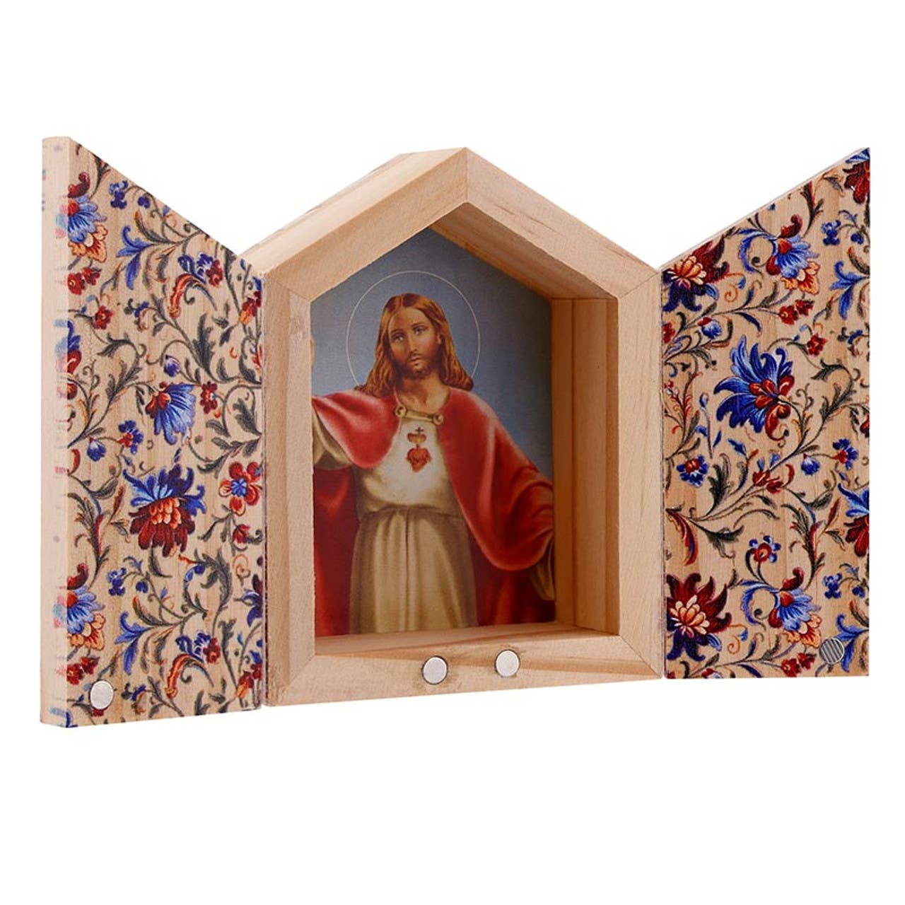 Sacred Heart Diptych 4x3"