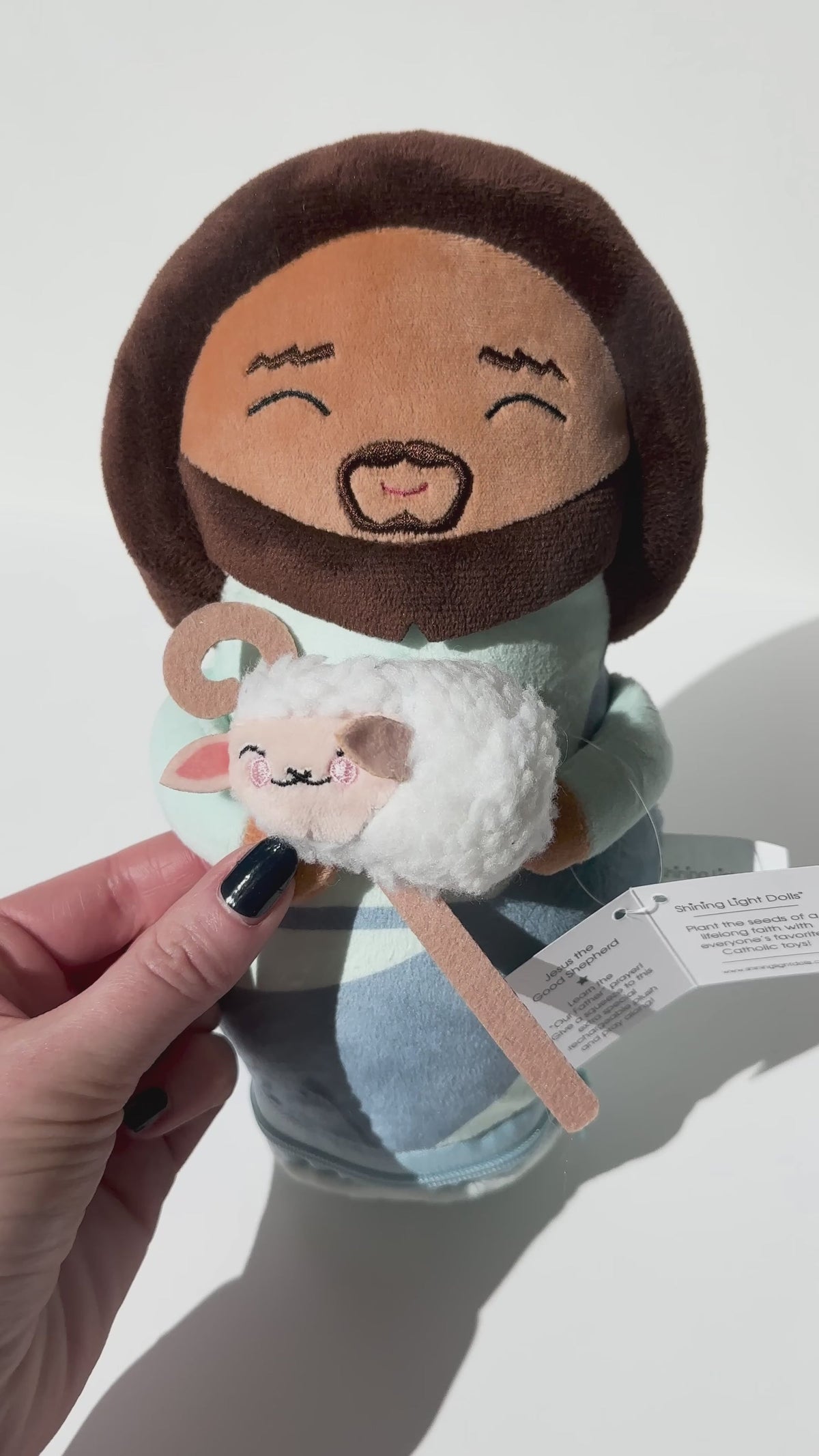 Jesus the Good Shepherd - Our Father Audio Plush Doll