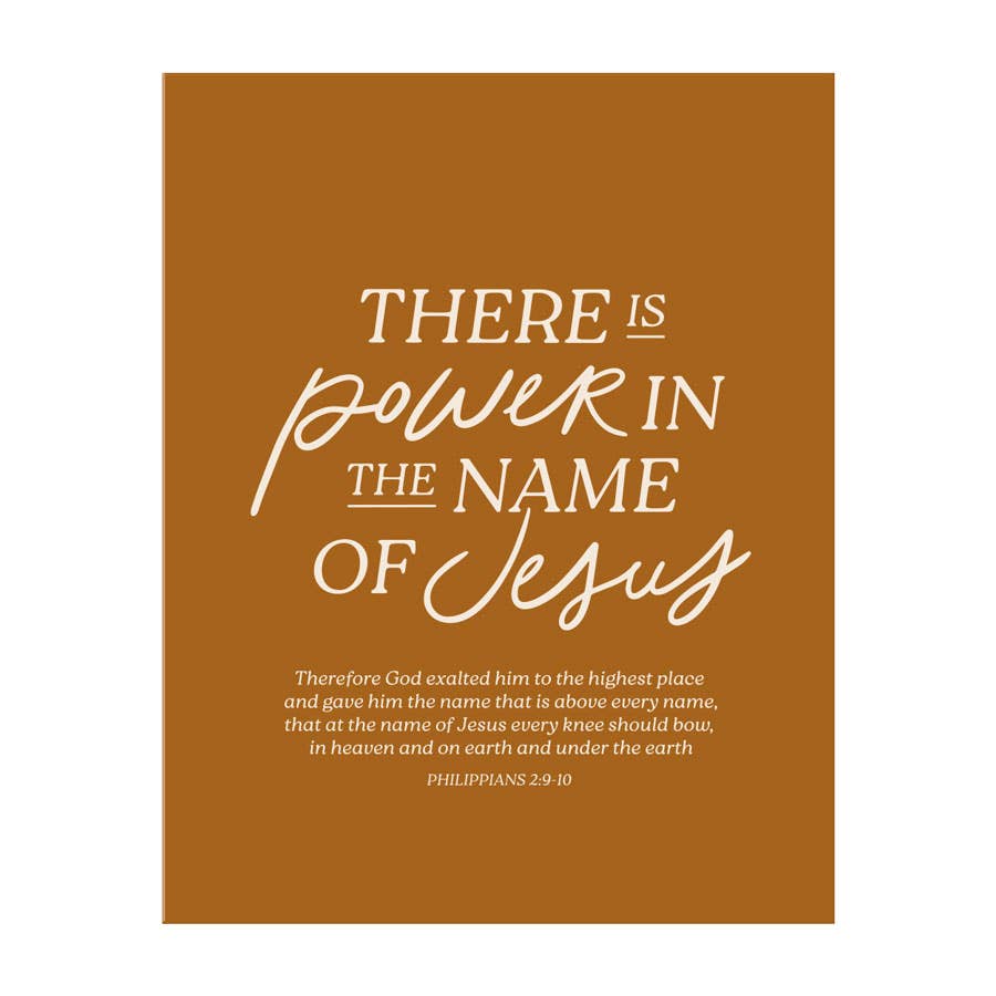 Power in the Name Art Print