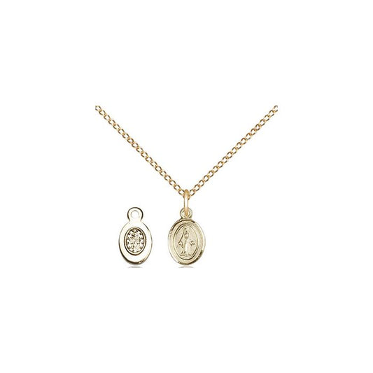 14kt Gold Filled Miraculous Medal