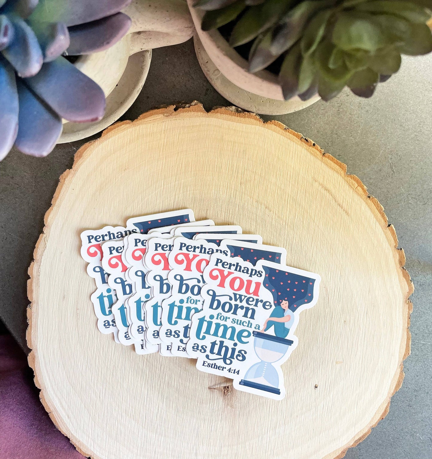 Esther 4:14 Waterproof Vinyl Catholic Sticker