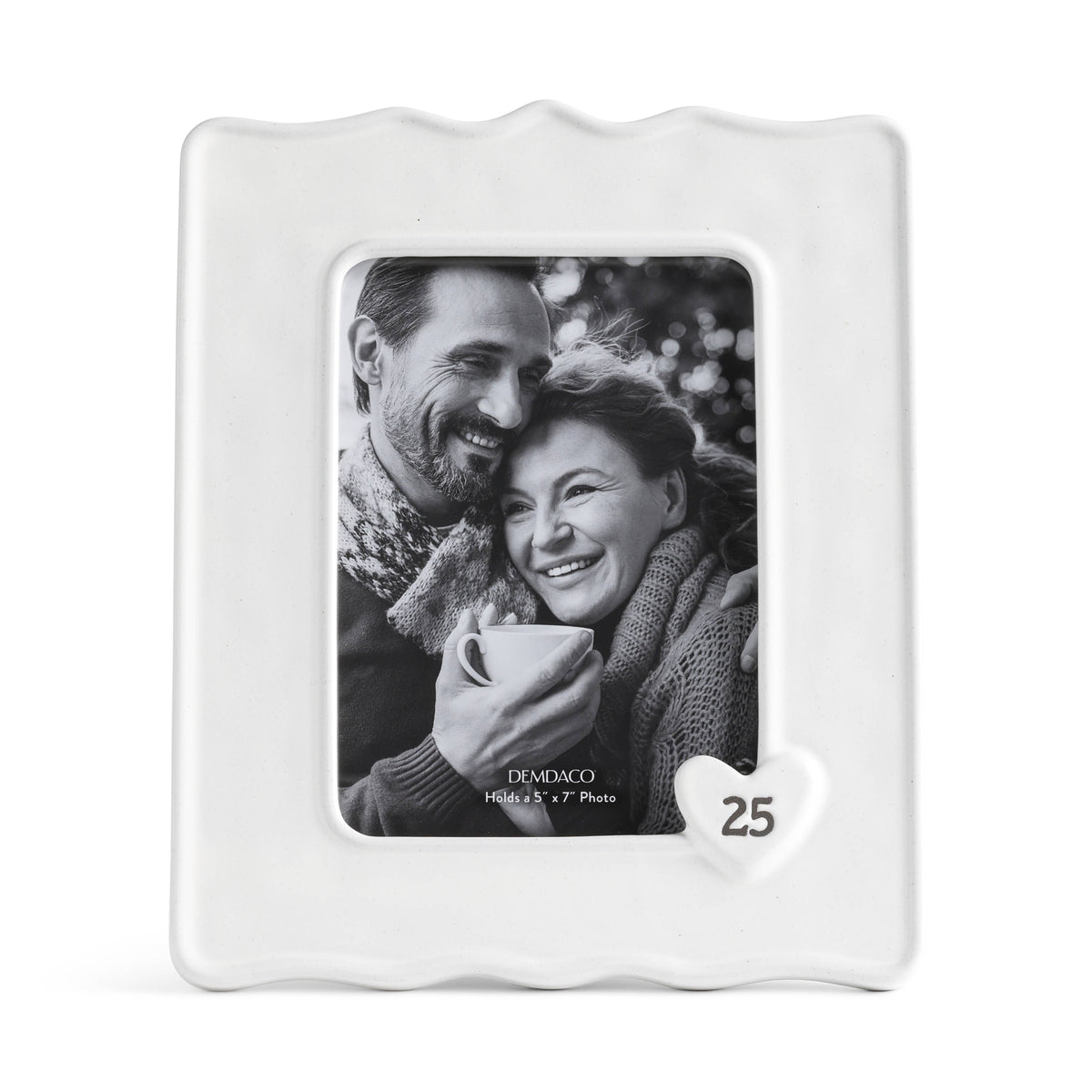 25 Year Anniversary Ceramic 5x7in Frame