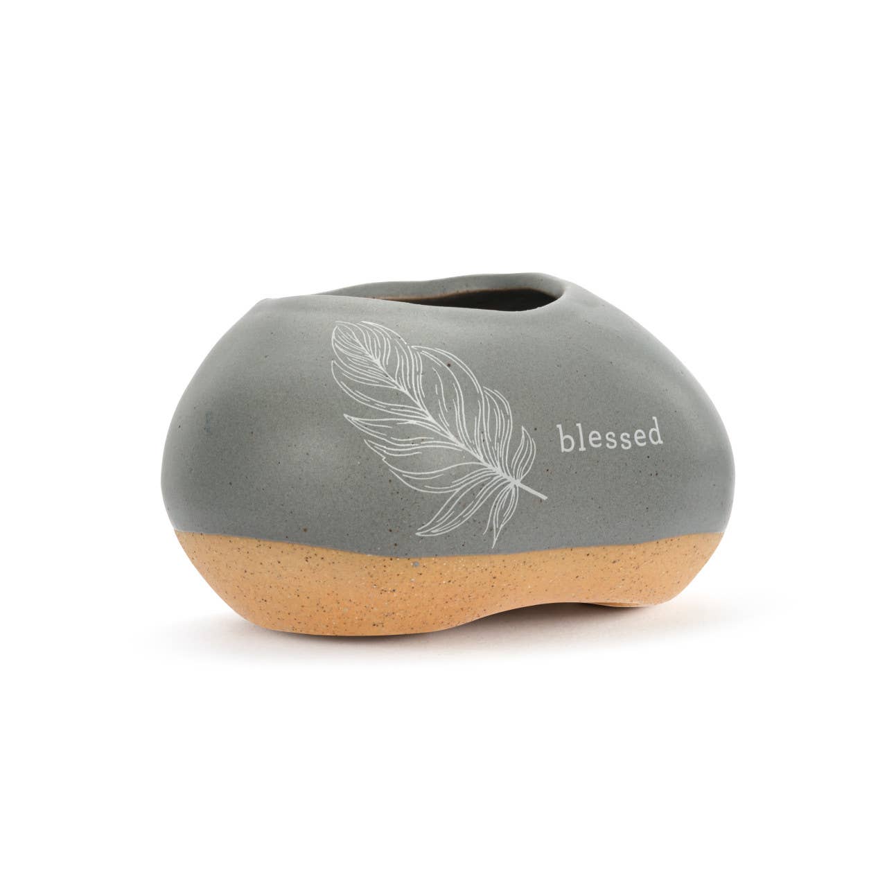 Inspired Small Planter - Blessed