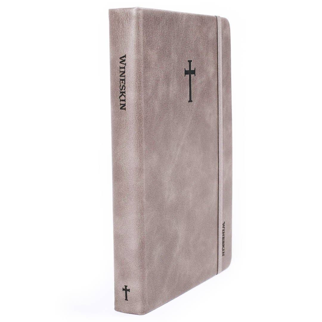 Hard Cover Grey Wineskin Journal (420 Pages)