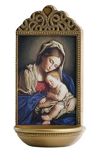 Ms 6" Madonna/Child Hly W Fnt