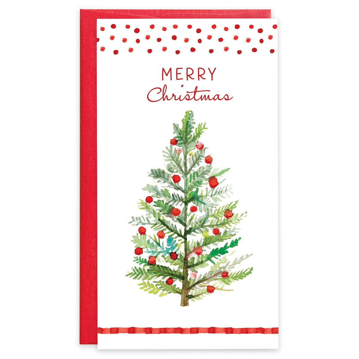 Packaged Money Gift Card Holder - Christmas Simple Tree
