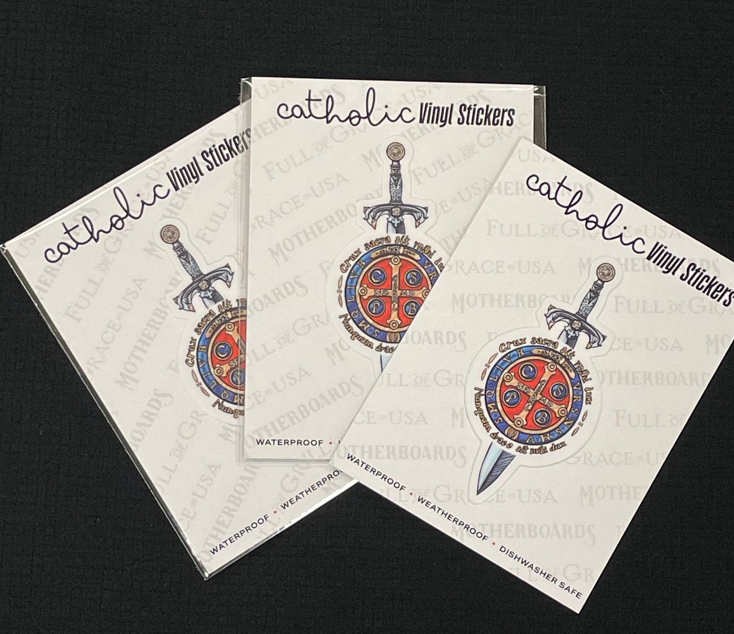 Benedict Sword Die-Cut Decal