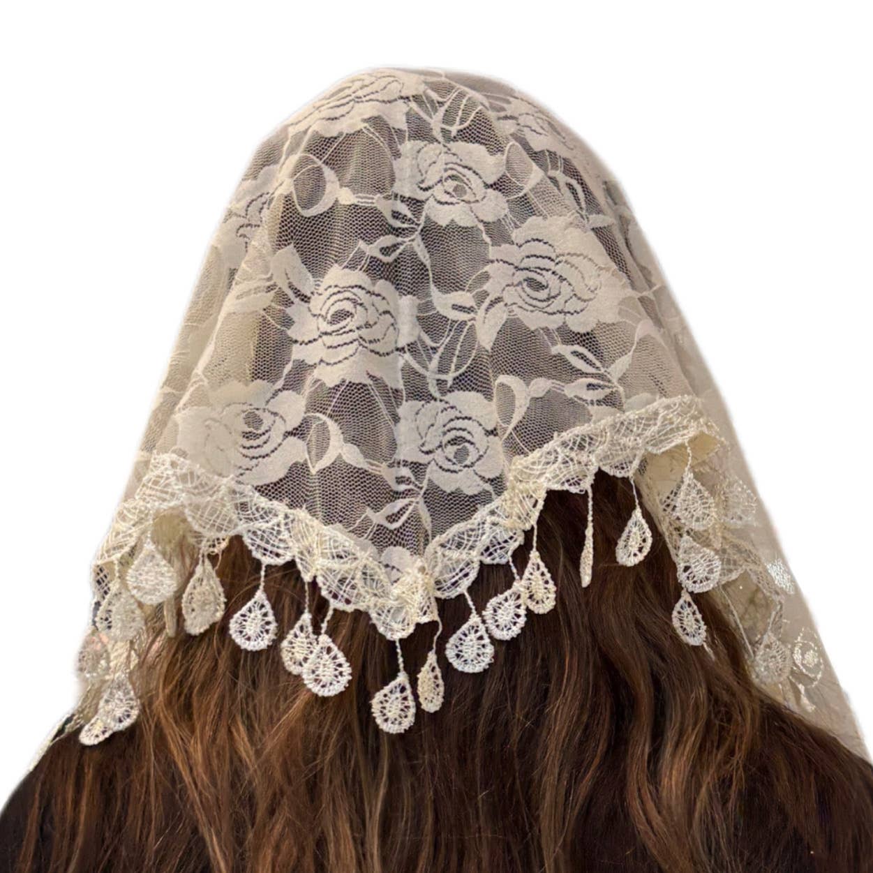 St. Clare of Assisi Veil - CREAM  (60" x 20")