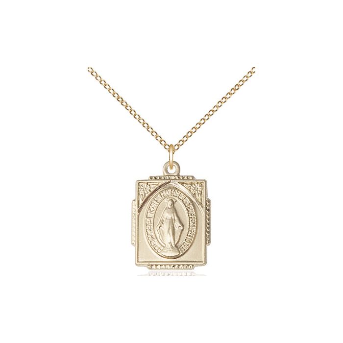 14kt Gold Filled Miraculous Medal