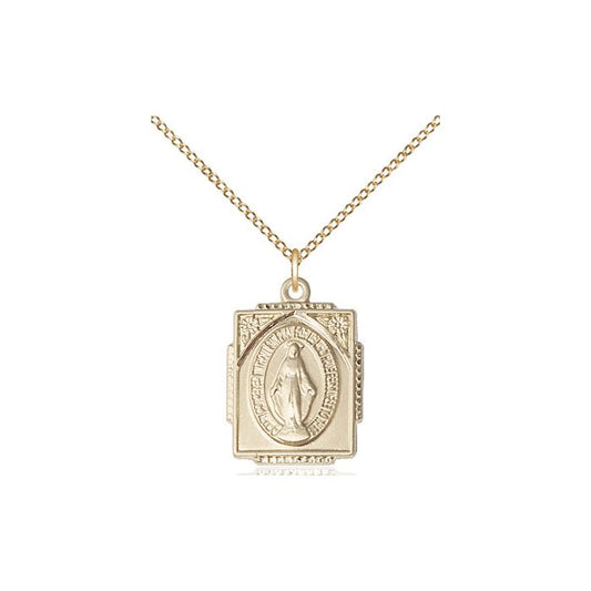 14kt Gold Filled Miraculous Medal