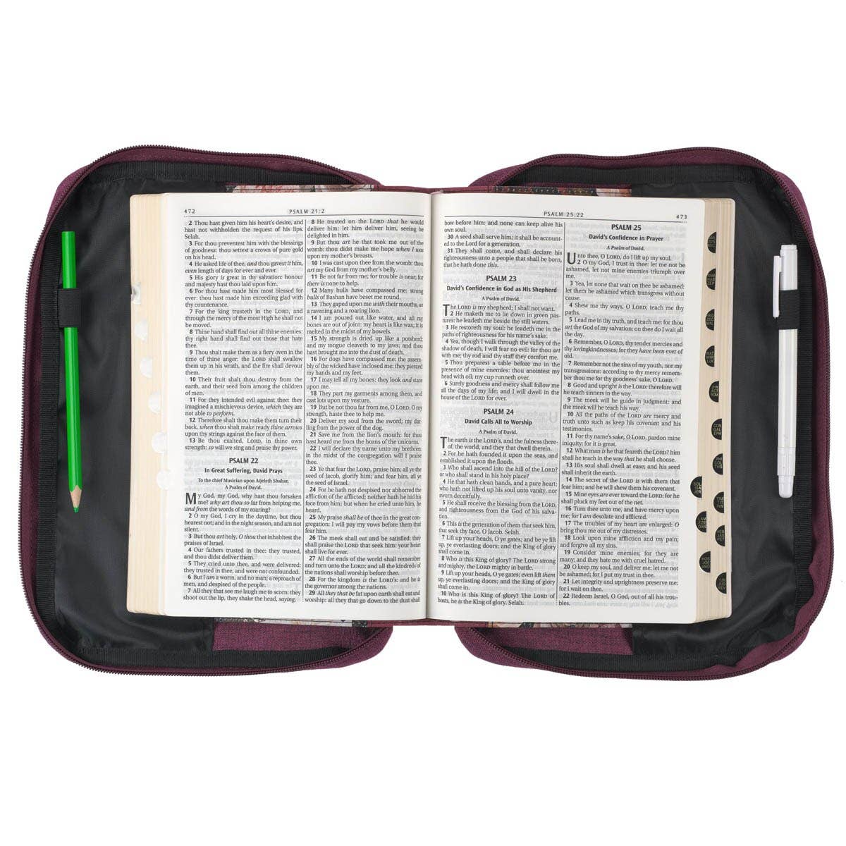 Bible Cover Value Plum Grace Upon Grace