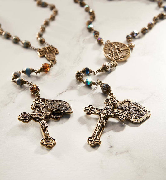 Vintage Rosary - St Michael