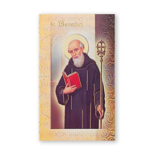 St. Benedict Biography Card