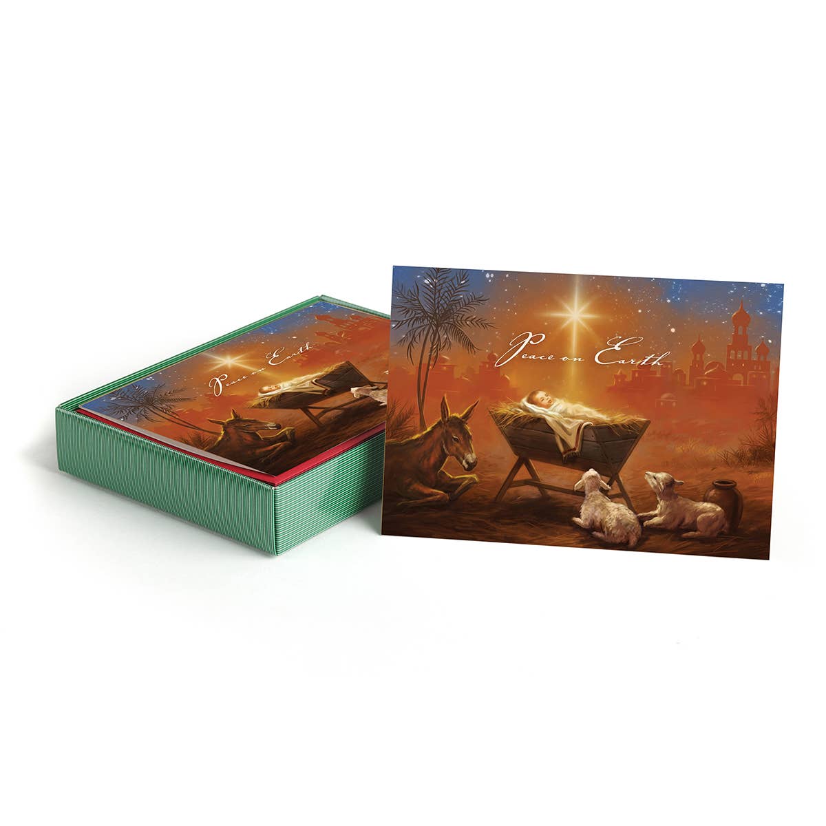 Baby Jesus with Animals Boxed Holiday Cards