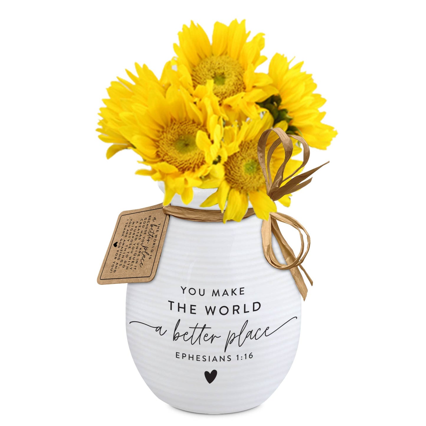 👀 LCP Vase Textured You Make The World Better