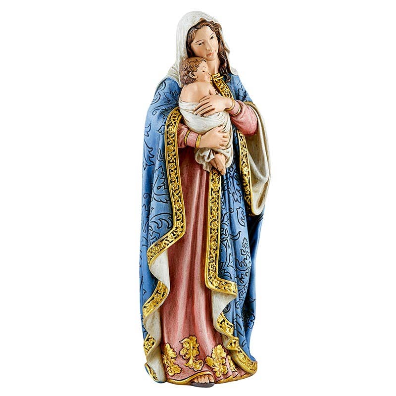 Madonna and Child Statue 8"