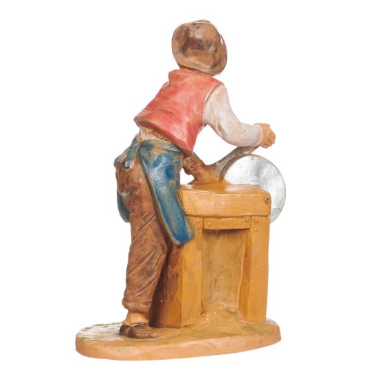 Fontanini 5" Scale Silvanus, Knife Sharpener Nativity Figure