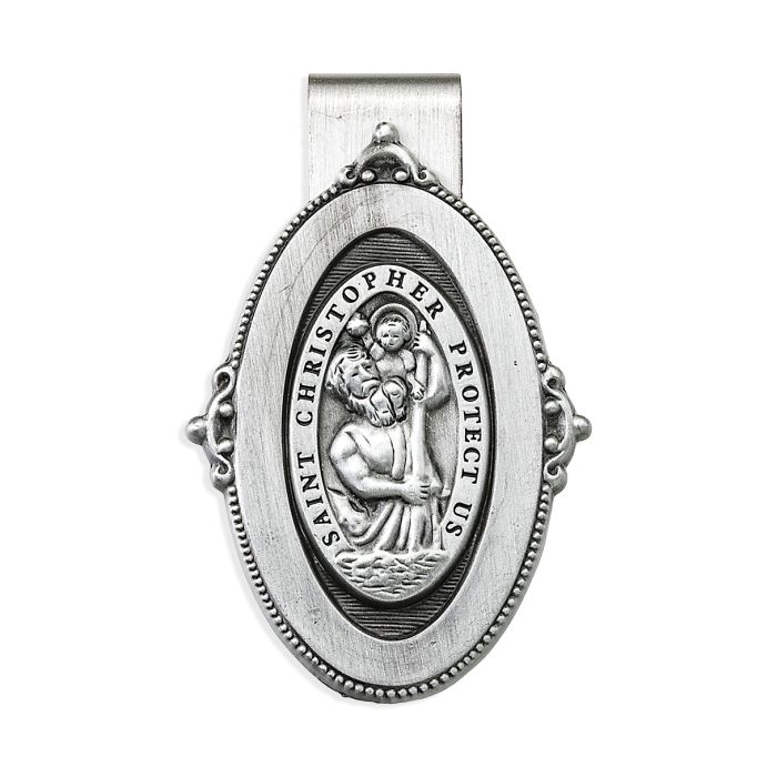Saint Christopher Auto Visor Clip