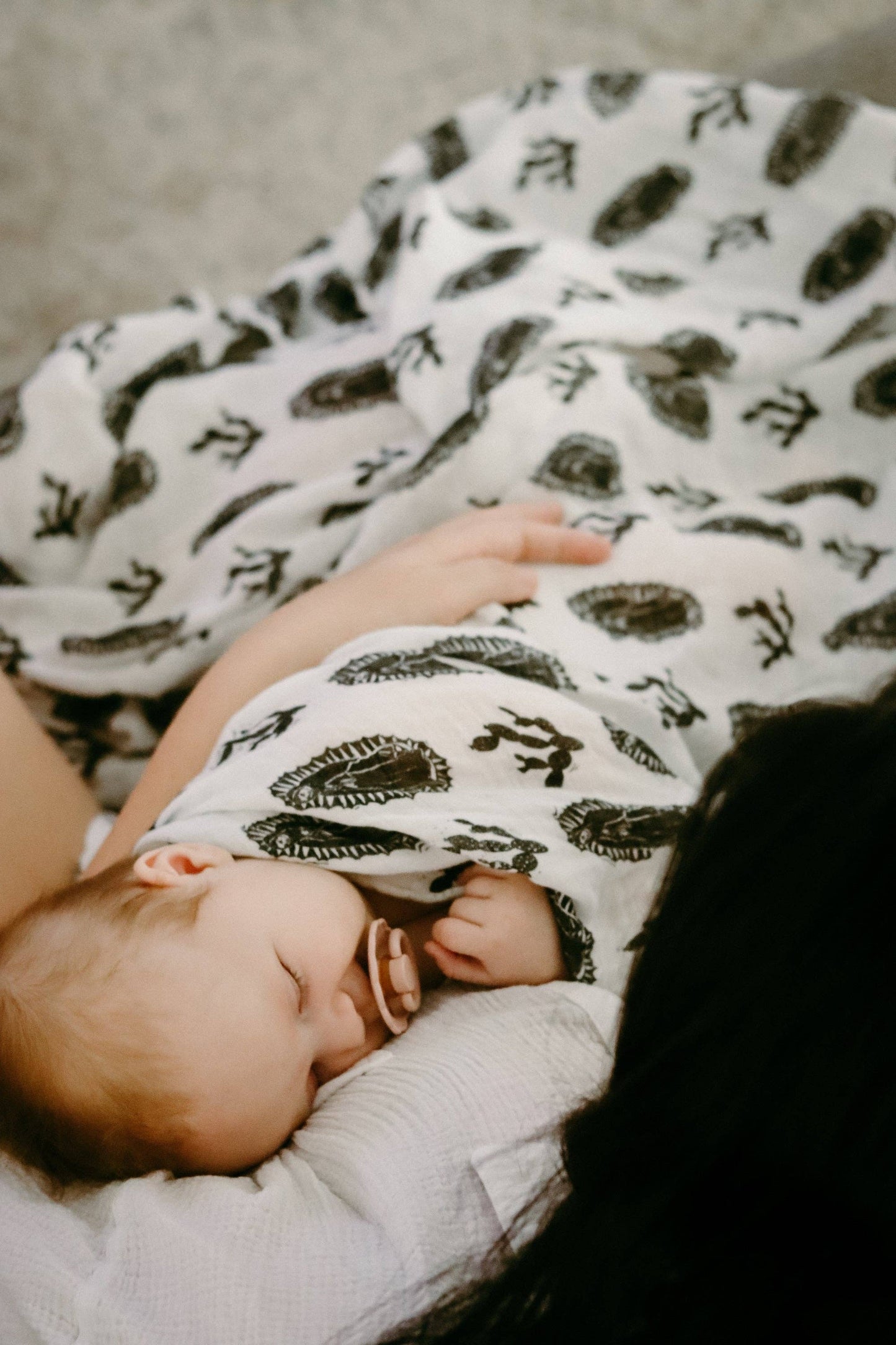 Our Lady of Guadalupe Muslin Swaddle Baby Blanket