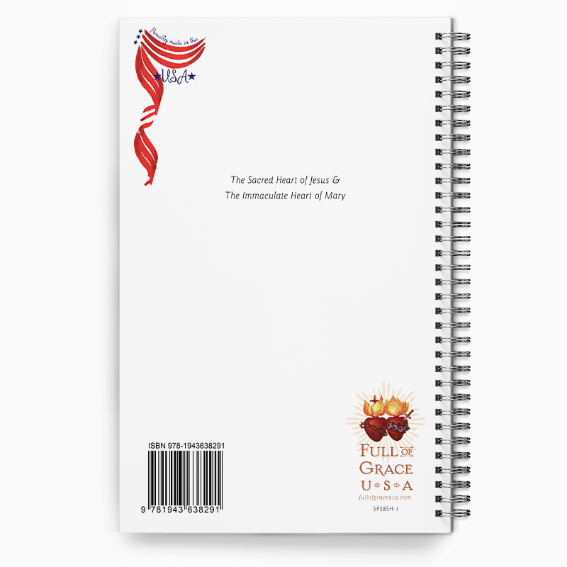 Two Sacred Hearts (black) Journal