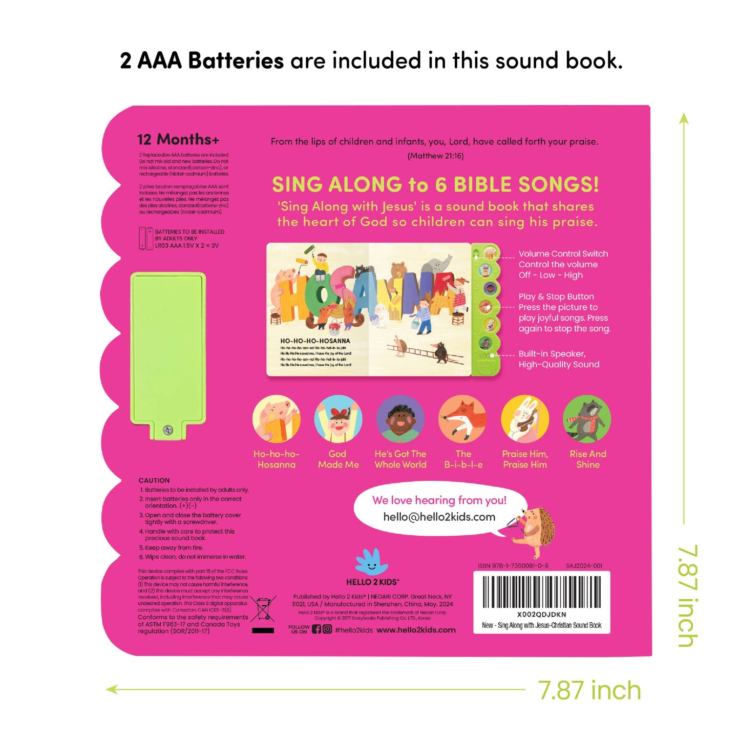 Sing Along with Jesus  Sound Book